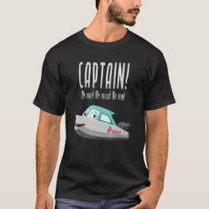 Captain Boat Sailor Seefahrer Captain 1 T-Shirt