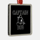 Captain Bob (Piratenschiff) Silbernes Ornament (Rechts)