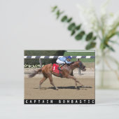 Captain Bombastic Postkarte (Stehend Vorderseite)