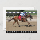 Captain Bombastic Postkarte (Vorne/Hinten)