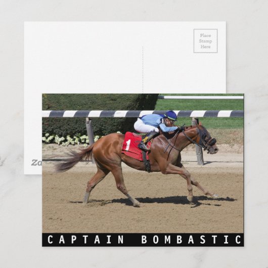 Captain Bombastic Postkarte (Vorne/Hinten)