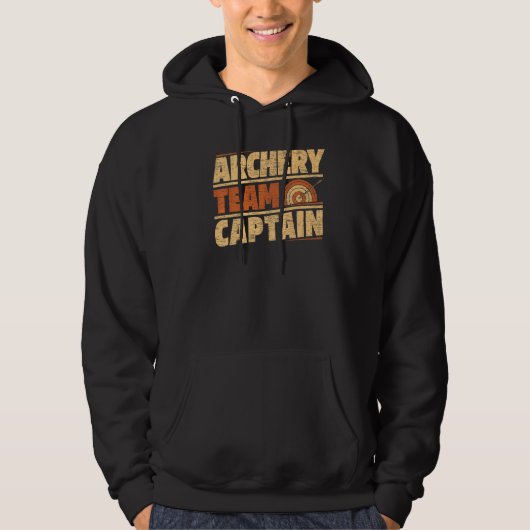 Captain Bowman Bow Arrows Archery Co Hoodie (Vorderseite)