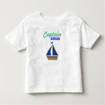 Captain Boys Name Sailboat