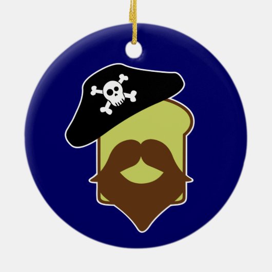 Captain Breadbeard Keramikornament (Hinten)