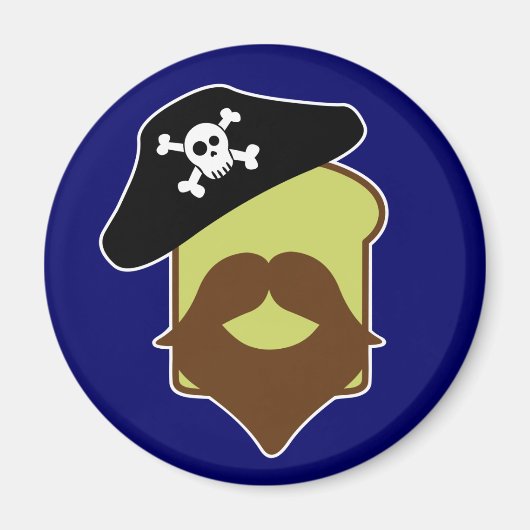 Captain Breadbeard Magnet (Vorne)