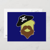 Captain Breadbeard Postkarte (Vorne/Hinten)
