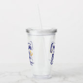 Captain Bride Nautical Junggeselinnen-Abschied Acryltrinkbecher (Links)