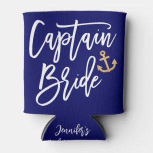 Captain Bride Nautical Junggeselinnen-Abschied Dosenkühler