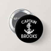 Captain Brooks Boating Yacht Anker Boot Schiff Button (Vorne & Hinten)