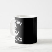 Captain Brooks Boating Yacht Anker Boot Schiff Kaffeetasse (Vorderseite Links)