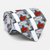 Captain Byrd Flies A Jumbo Jet Funny Krawatte (Gerollt)