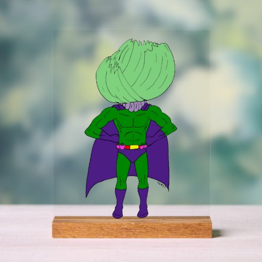 Captain Cabbage Acrylschild (Neutral)