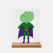 Captain Cabbage Acrylschild (Vorderseite)
