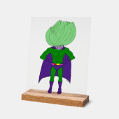Captain Cabbage Acrylschild (Winkel)