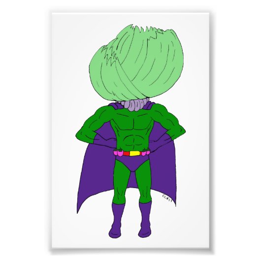 Captain Cabbage Fotodruck (Vorne)