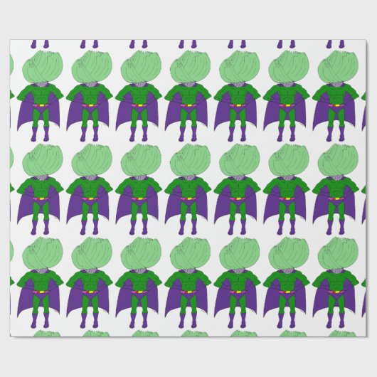 Captain Cabbage Geschenkpapier (Flach)