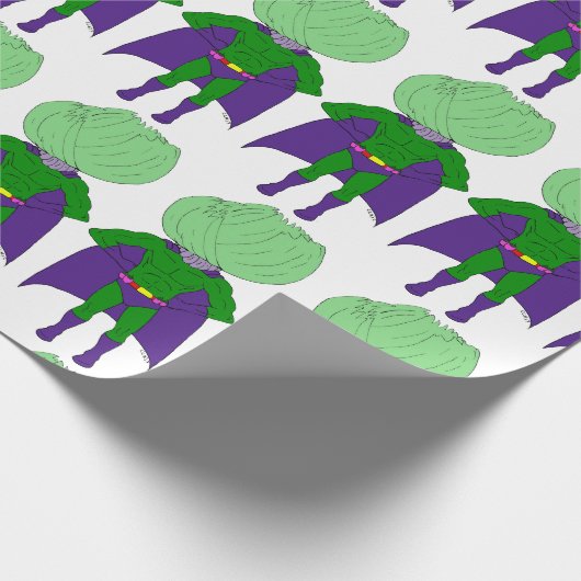 Captain Cabbage Geschenkpapier (Ecke)