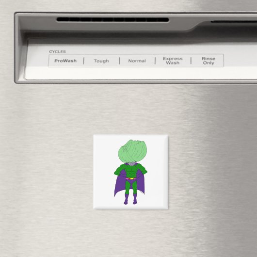 Captain Cabbage Magnet (In Situ (Geschirrspüler))