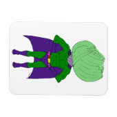 Captain Cabbage Magnet (Horizontal)