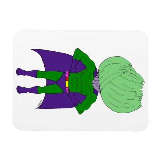 Captain Cabbage Magnet (Horizontal)