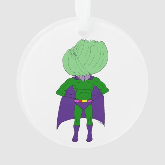 Captain Cabbage Ornament (Rückseite)
