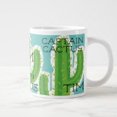 "Captain Cactus" Special Design Jumbo Jumbo-Tasse (Rechts)