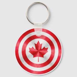 Captain Canada Hero Shield Schlüsselanhänger