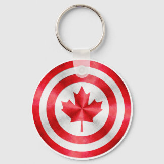 Captain Canada Hero Shield Schlüsselanhänger