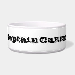 CAPTAIN CANINE DOG BOWL NAPF