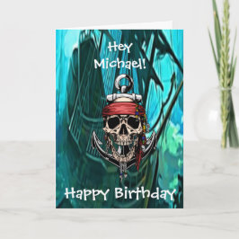 Captain Card des Pirate Skull Ghost Ships Karte