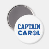 Captain Carol Magnet (Vorderseite/Rückseite)