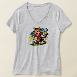 Captain Cat: Der Fußball-Sprint T-Shirt
