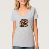 Captain Cat: Der Fußball-Sprint T-Shirt (Vorderseite)