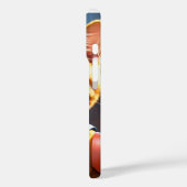 Captain Cat iPhone 16 Cover (Rückseite / Links)