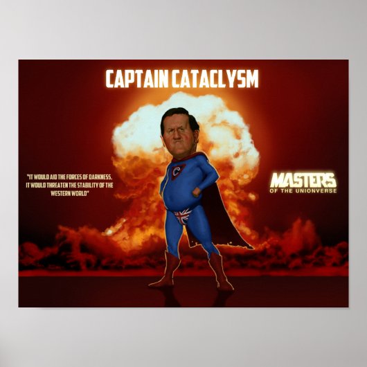 Captain Cataclysm Poster (Vorne)