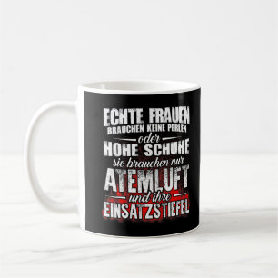 Captain Chief Lieutenant Driver firefighter appera Kaffeetasse