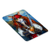 Captain Claws of the Azure Sea | Pirate Cat Magnet (Rechte Seite)