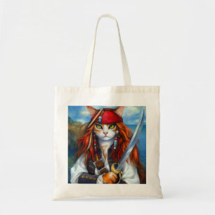 Captain Claws of the Azure Sea Pirate Cat Tragetasche