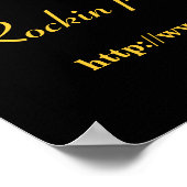 Captain Coconut Band's Offizielles "Gold" CD-Poste Poster (Ecke)