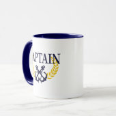 Captain Coffee Tasse (Vorderseite Links)