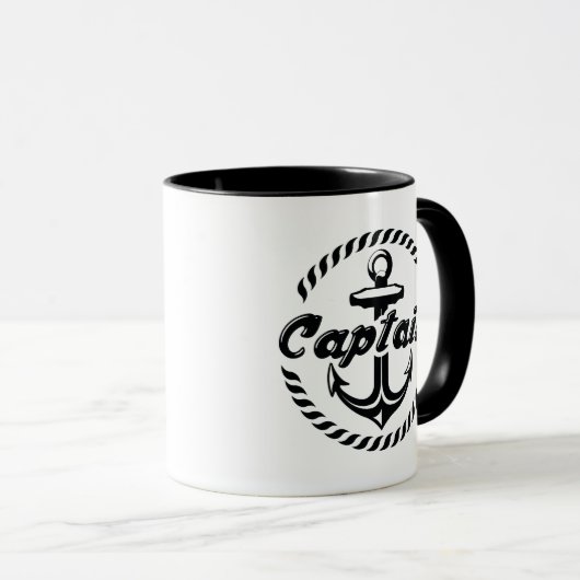 Captain Coffee Tasse (VorderseiteRechts)