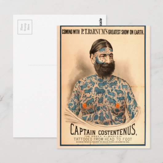 Captain Constantius Postkarte (Vorne/Hinten)