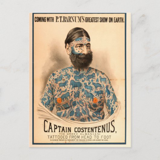 Captain Constantius Postkarte (Vorderseite)