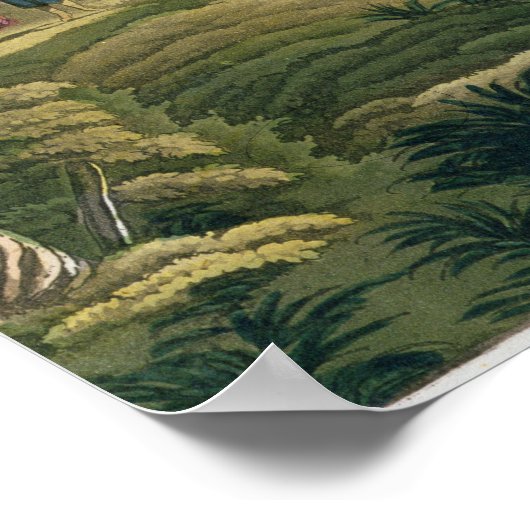 Captain Cook (1728-79) in Alaska during his voyage Poster (Ecke)