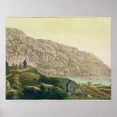 Captain Cook (1728-79) in Alaska during his voyage Poster (Vorne)