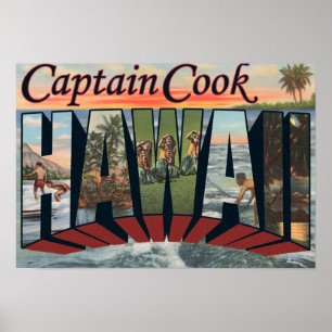 Captain Cook, Hawaii - Große Briefszenen Poster