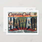 Captain Cook, Hawaii - Große Briefszenen Postkarte (Vorne/Hinten)