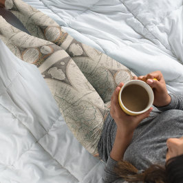 Captain Cook World Map 1799 Leggings - Cool