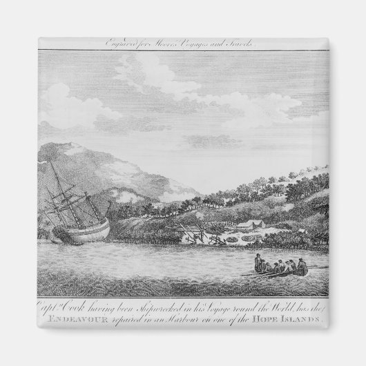 Captain Cook wurde verschifft Magnet (Vorne)