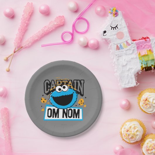 Captain Cookie Monster Pappteller (Party)